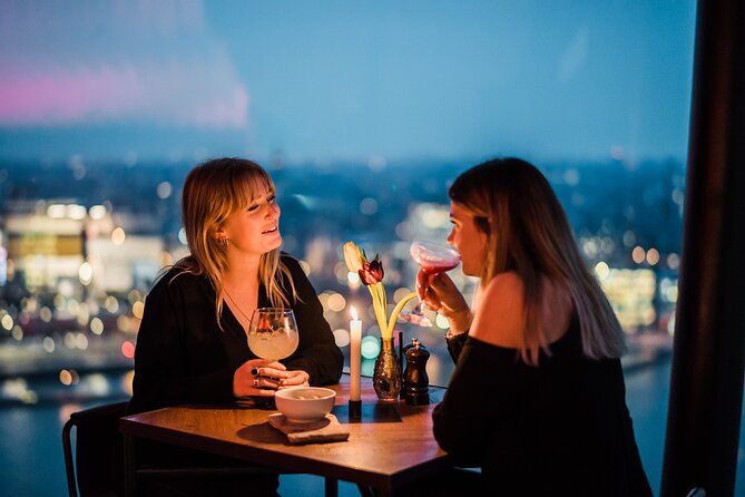 A'DAM LOOKOUT Entry Ticket with Food & Drink Options - Food and drink packages: Skybar drinks, burger-and-fries, and voucher dining