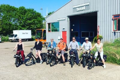 A day of solex riding on Texel