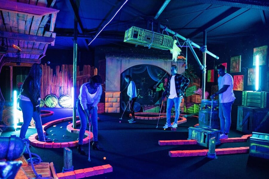 Aloha Amsterdam: 12-Hole Glow-in-the-Dark Mini-Golf - How to find Aloha Amsterdam and use transit without stress