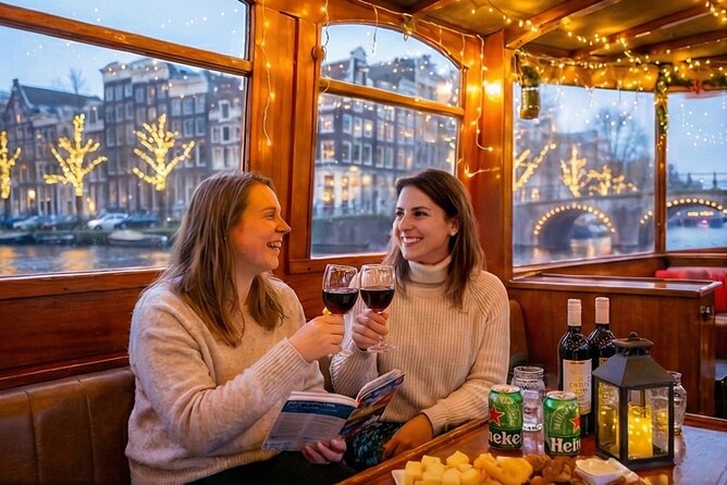 Amsterdam 90 minutes Canal Cruise with bar and snacks on board. - Price and what you get for $24.19