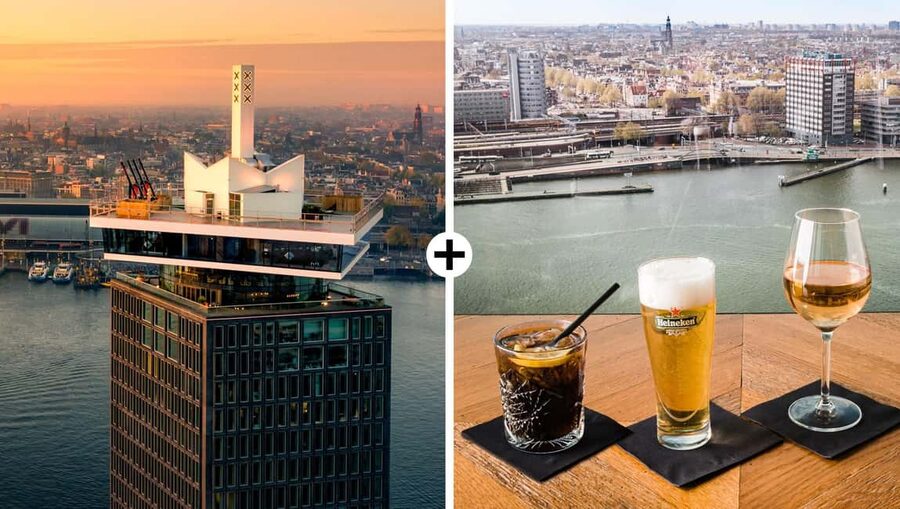 Amsterdam: A'DAM Lookout Entry Ticket with 1 drink - Key highlights worth planning around
