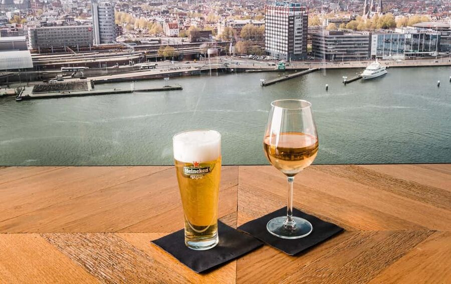 Amsterdam: A'DAM Lookout Entry Ticket with 1 drink - Up to the top fast: what your visit feels like