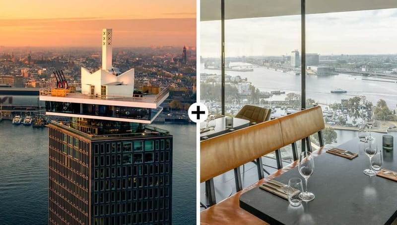 Amsterdam: A'DAM Lookout with Revolving Restaurant Moon - Getting to the A’DAM Tower without fighting Amsterdam traffic