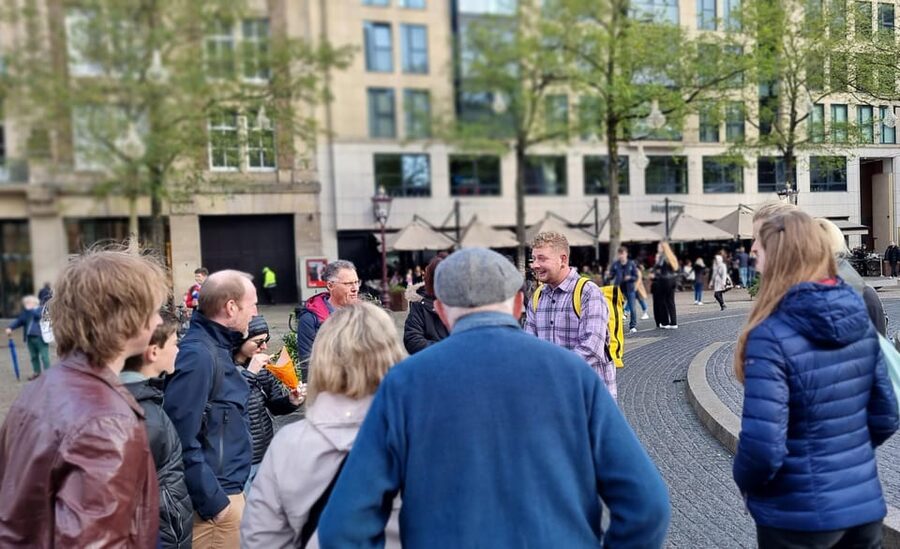 Amsterdam All In One Tour Walking Tour - Dam Square, the Royal Palace, and Beurs van Berlage in one story arc