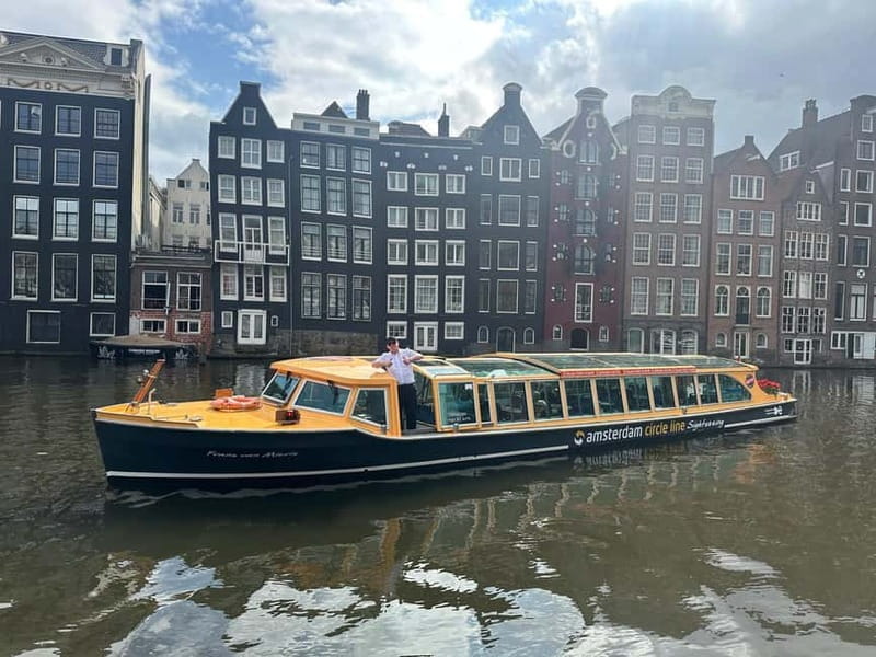 Amsterdam: Burger Cruise - Burgerbar & Canal Cruise - The route: classic canals and big-name sights in one 75-minute loop