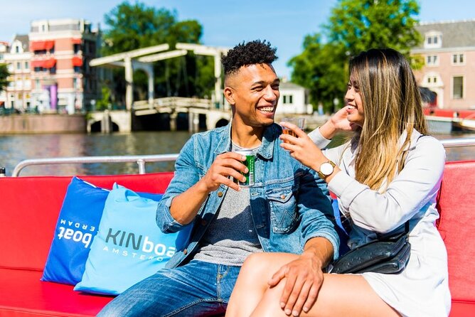 Amsterdam Canal Cruise in Open Boat with Unlimited Drinks Option - Price and Value at Around $21.77 Per Person