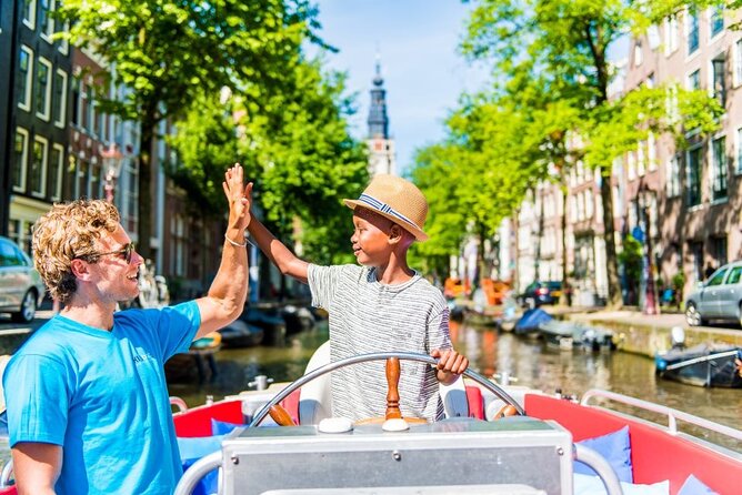 Amsterdam Canal Cruise in Open Boat with Unlimited Drinks Option - Westerkerk to the Canal Belt Map: Where Your Route Starts