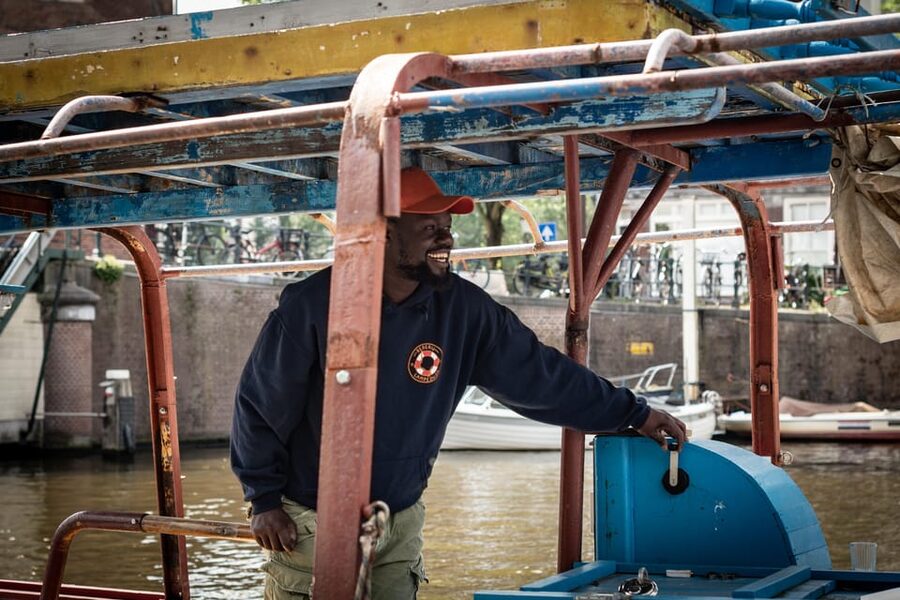 Amsterdam: Canal Cruise on a Wooden Refugee Boat - What You Learn About Migration, Smuggling Routes, and City Change