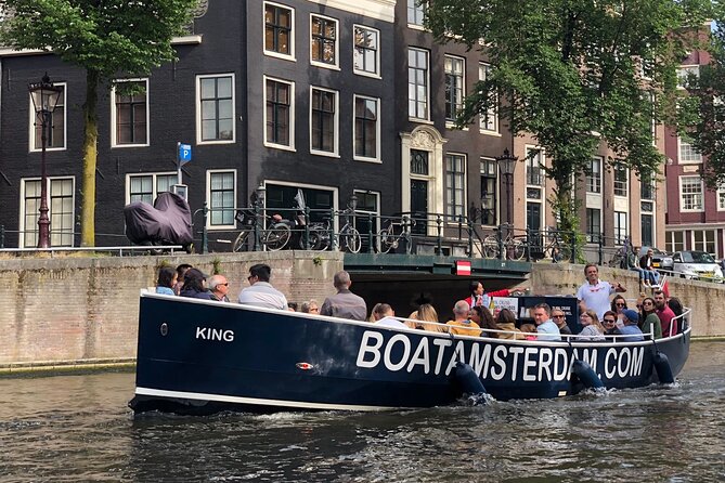 Amsterdam Canal Cruise with Open Bar - Central Station - Open bar details: Heineken beer, wine, coffee, tea, and soft drinks