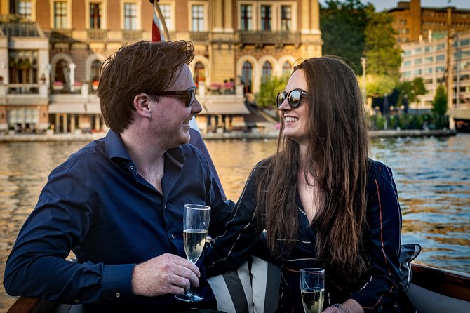 Amsterdam Champagne Private Canal Cruise - Key highlights