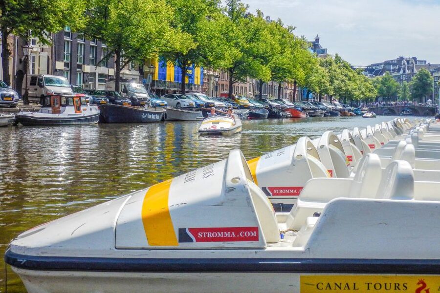 Amsterdam: Chart Your Own Canal Course by Pedal Boat - Skipper support plus a self-guided feel