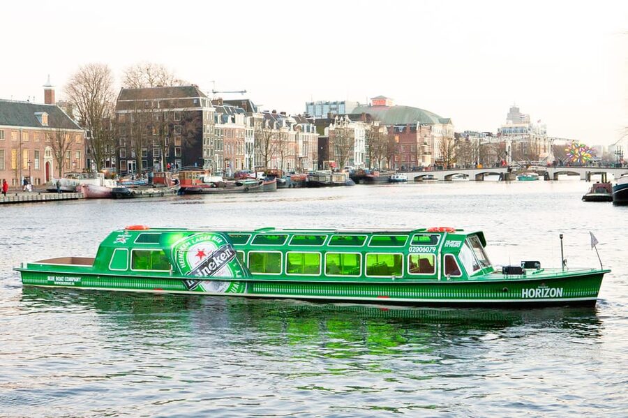 Amsterdam: City Canal Cruise and Heineken Experience Ticket - Where you glide: canal-belt classics, church spires, and the IJ River