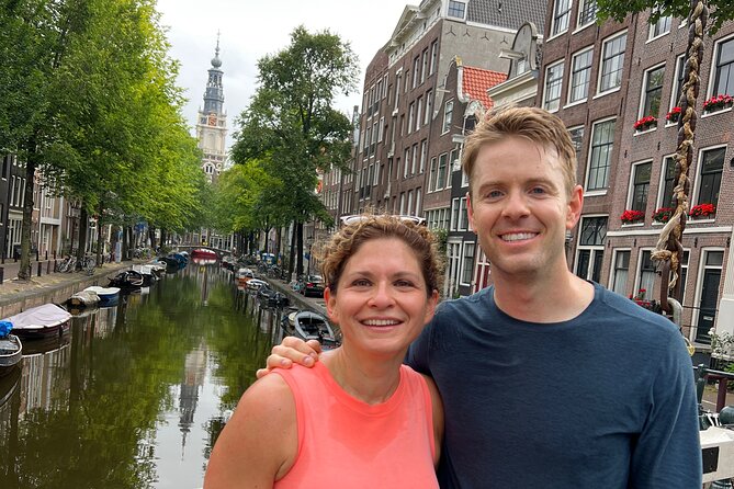 Amsterdam city center run tour - Red Light District and the Anne Frank House area, handled with care