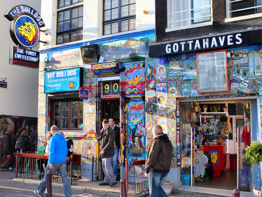 Amsterdam: Coffee Shops Walking Tour - Entering the Red Light District, with context and real-world questions
