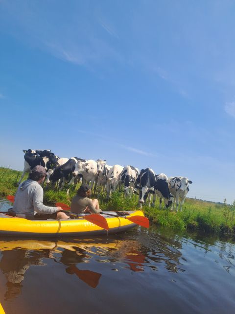 Amsterdam: Countryside Bike and Kayak Guided Tour - Riding back toward Amsterdam-Noord and ADAM Lookout