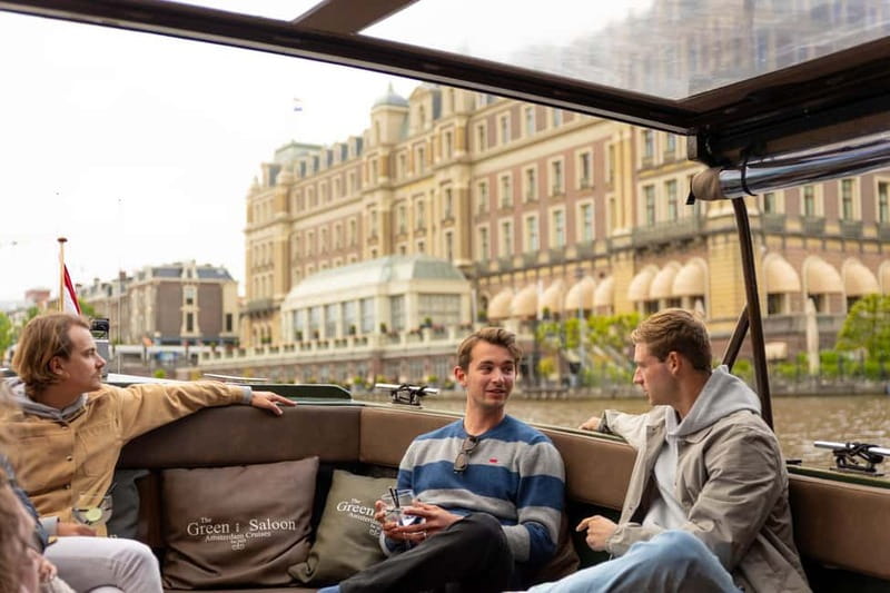 Amsterdam: Covered Heated Canal Cruise with Bitterballen - Stepping Aboard the Challenger at Amsterdam Centraal