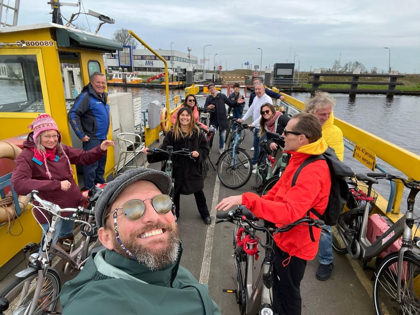 Amsterdam: Dutch Countryside E-Bike with Cheese & Clogs - De Admiral windmill: a working symbol, not a museum prop