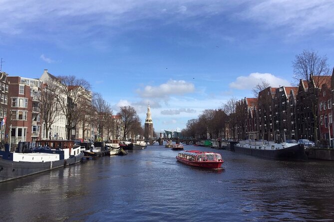 Amsterdam full day tour: Walking, Biking and Cruising - Prins Hendrikkade canal cruise, about an hour with 17-language audio