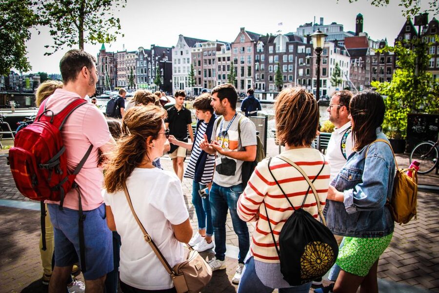 Amsterdam full day tour: Walking, Biking & Cruising - Dam Square, Begijnhof, and the Stories You Only Hear with a Guide