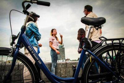 Amsterdam full day tour: Walking, Biking & Cruising