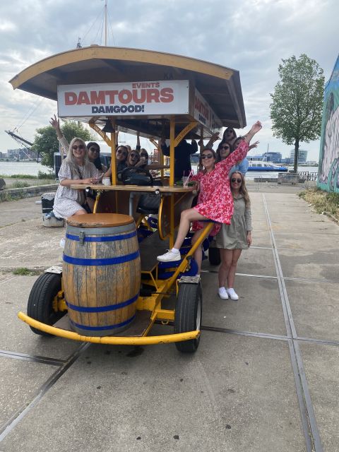 Amsterdam: Guided Beer Bike or Prosecco Bike Tour - What this Amsterdam party bike is really like for 85 minutes