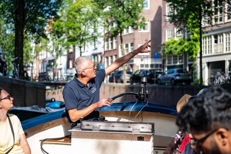 Amsterdam: Guided City Highlights Open Boat Canal Cruise - UNESCO World Heritage canal views on Prinsengracht and the Grachtengordel