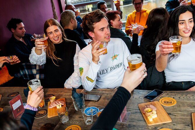 Amsterdam Guided Craft Beer Tasting with Cheese & Sausauge - Dutch Cheese and Sausage Pairing, Plus Mixed Nuts
