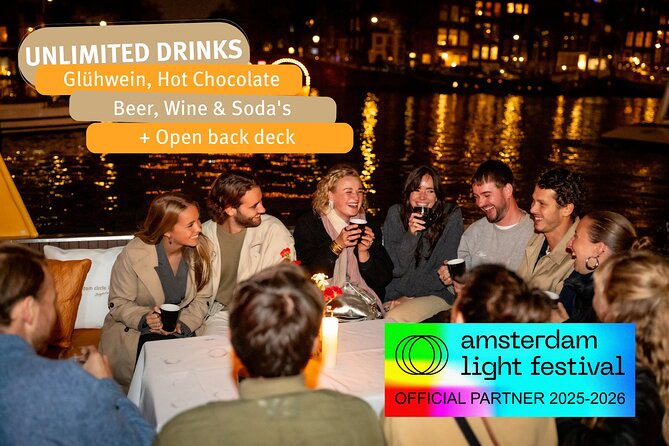 Amsterdam: heated Light Festival Cruise | Incl. Drinks Option - Key things to know before you go
