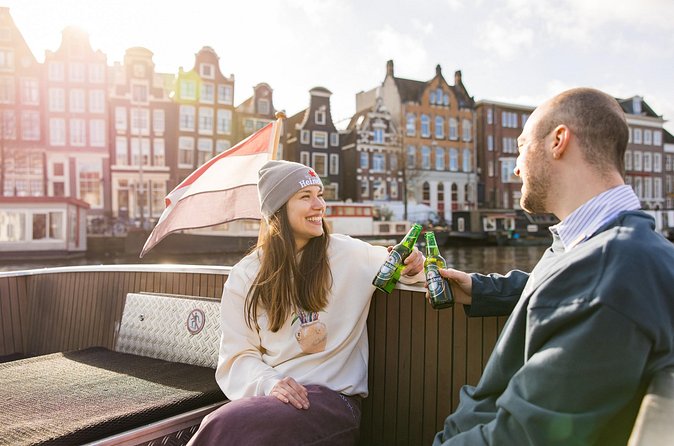 Amsterdam Heineken Cruise with 1 Heineken, Snacks, Live Guide - NEMO Science Museum and the city’s modern side