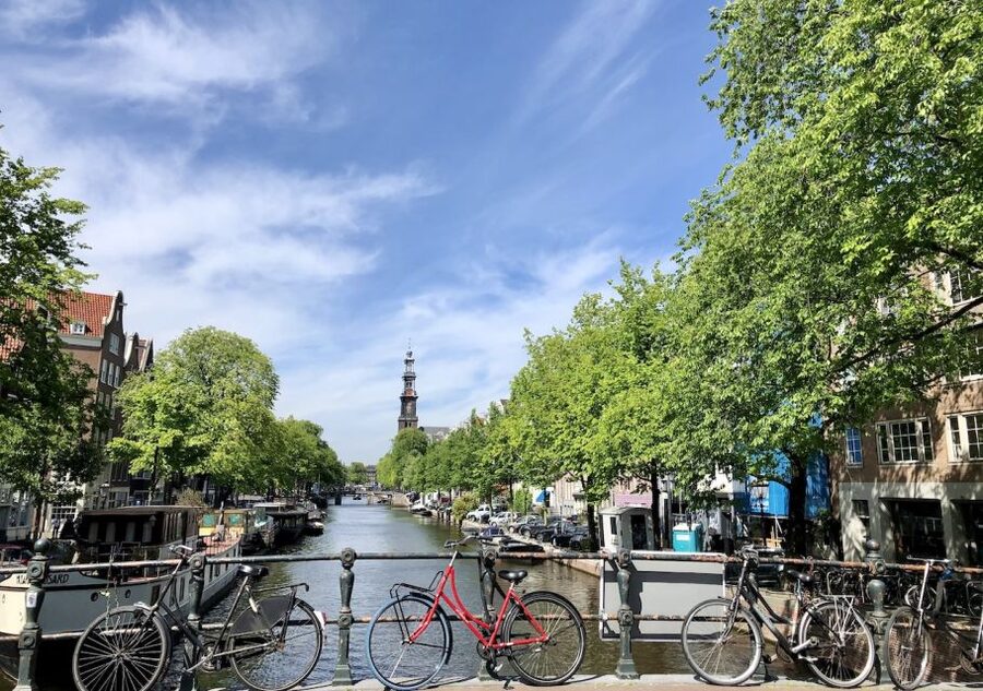 Amsterdam: Jordaan District Tour with a German guide - Van Brienenhofje and the tulip mania story in a garden setting