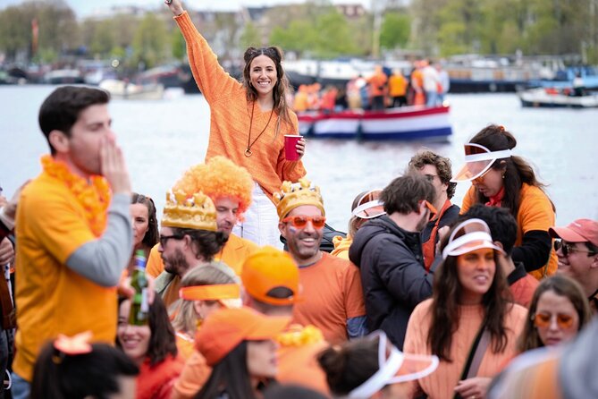 Amsterdam King’s Day Boat Party with Unlimited Drinks 2026 - A Party Boat for Amsterdam’s King’s Day