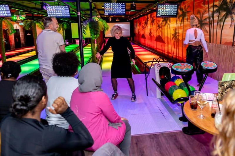 Amsterdam: LED Bowling Experience - Music, audio, and weekend DJ nights