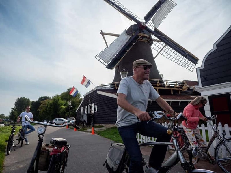 Amsterdam: Leisurely Windmill & Countryside Bike Ride - Meeting Near Central, Then the Fast Leap Over the IJ