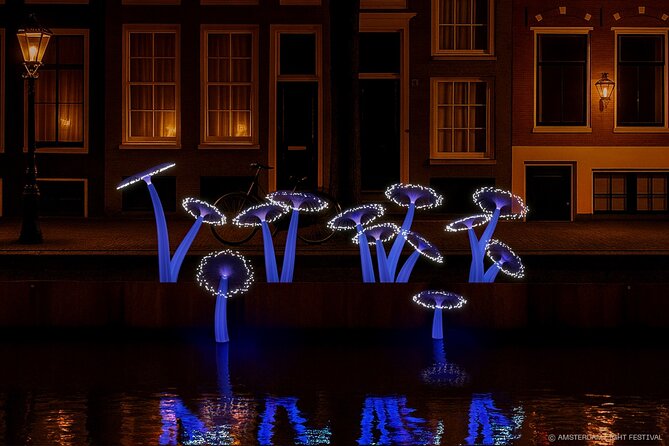 Amsterdam: Light Festival Boat with Unlimited Drinks & Snack - Stop-by-stop: NEMO, the Skinny Bridge, and the canal classics
