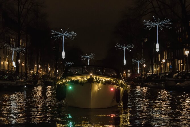 Amsterdam Light Festival: Canal Cruise + Bite & Unlimited Drinks - Key highlights in quick view