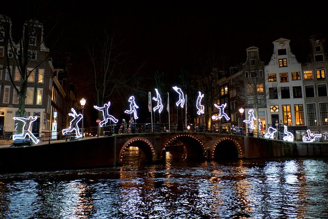 Amsterdam Light Festival Canal Cruise + Unlimited Drinks Option - Choosing your departure time from 5 to 10 pm