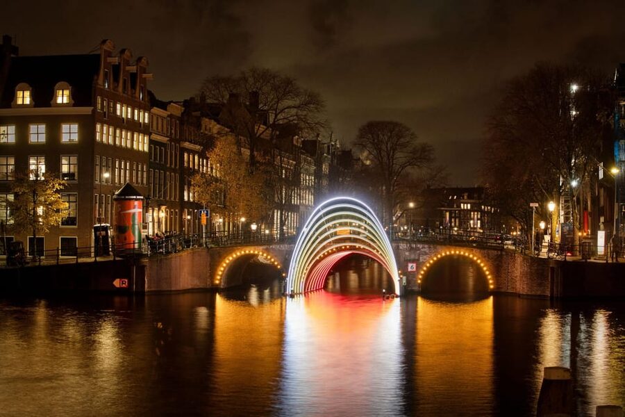 Amsterdam: Light Festival Canal Cruise w/Snack and Hot Drink - Key things I’d circle before you go