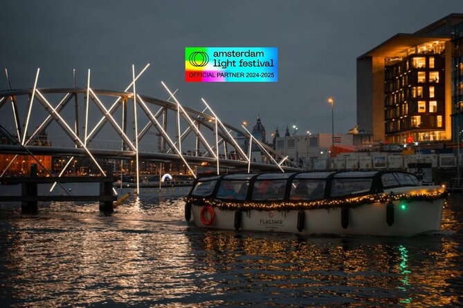Amsterdam Light Festival: Cruise Unlimited Drinks & Bite option - Views From the Water: What Amsterdam Looks Like After Dark