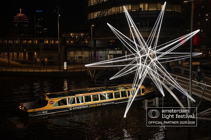 Amsterdam Light Festival Tour in German | Including Drinks - A real note on quality control: the one rough review