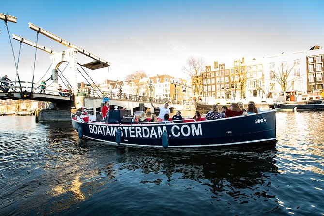Amsterdam Open Boat Cruise in Old City Center with Live Guide - Your departure point at Amstel 51F near the Hermitage Museum
