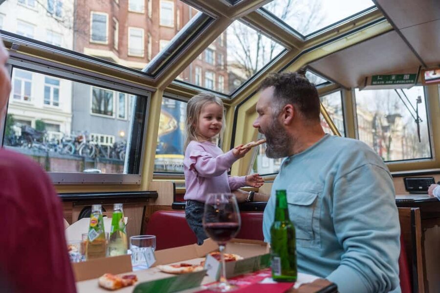 Amsterdam: Original Pizza Dinner Cruise + Unlimited Drinks - Logistics That Matter Day Of: Getting There and Staying Comfortable