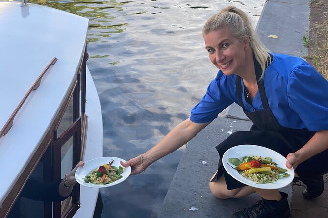 Amsterdam Private Dinner Cruise incl Drinks & 2-course Dinner 2hr - Drinks included: wine, beer, soda, and coffee