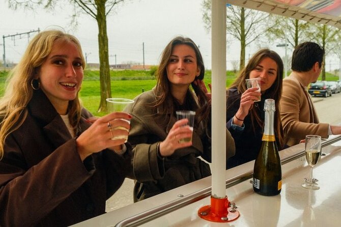 Amsterdam Private Prosecco Bike with Music Sound System - Meeting at Rhoneweg 1, Then Rolling Back