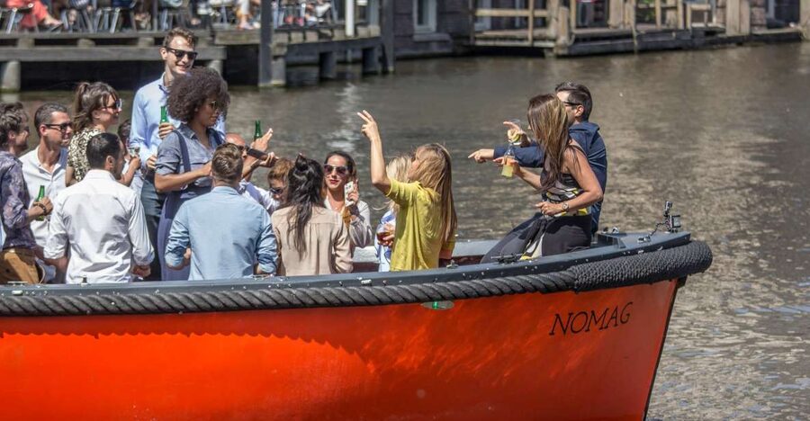 Amsterdam: Private Prosecco Canal Cruise Tour - Oosterdokskade 8, five minutes from Central, and then you’re floating