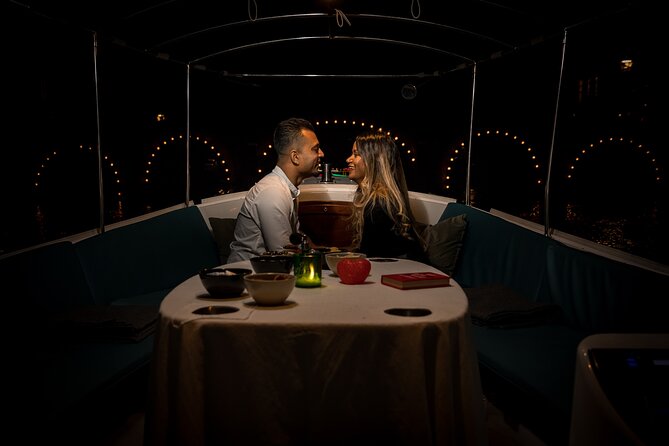 Amsterdam: Private Romantic Evening Canal Cruise + Bubbles/Snacks - The night route in your head: Seven Bridges, Skinny Bridge, and the “wow” lights