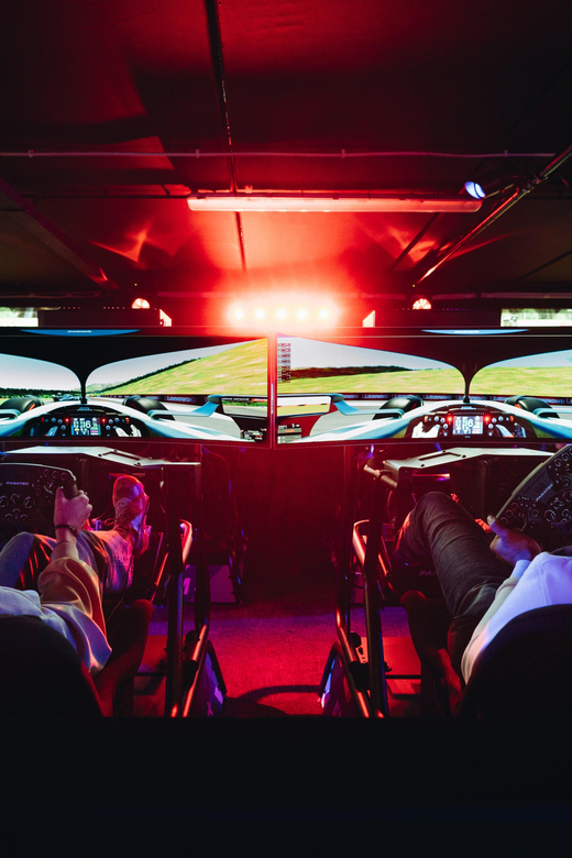 Amsterdam: Racing Experience at A'DAM VR Game Park (no VR) - Racing Up to 14 Players: Make It Social