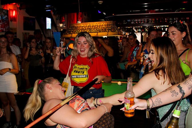 Amsterdam Red Light District Pub Crawl - Rembrandtplein Meet-Up and the WhatsApp Route System