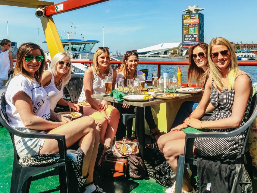 Amsterdam: River Cruise With All-You-Can-Eat Dutch Pancakes - Views from the water: EYE, REM Eiland, and A’DAM Lookout