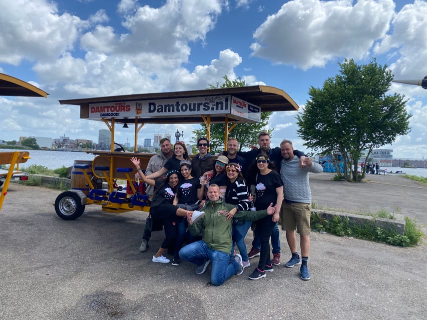 Amsterdam: Shared Party Bike Tour with Beer - A Beer Bike That Feels Like a Moving Pub