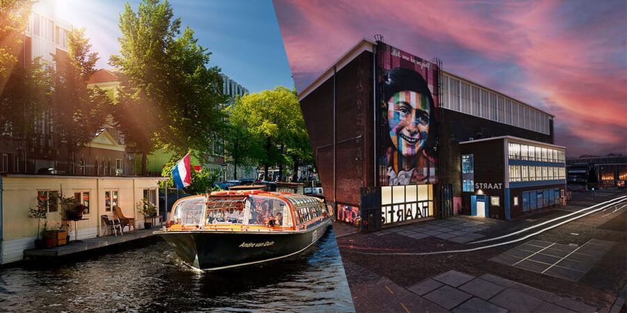 Amsterdam: STRAAT Museum and Canal Cruise Combination Ticket - STRAAT Museum in a warehouse built for street art